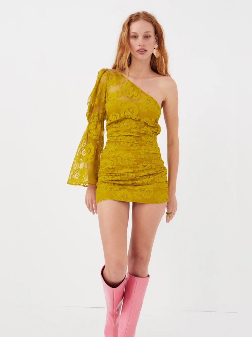 MSRP $209 FOR LOVE & LEMONS TIANA MINI DRESS Medium